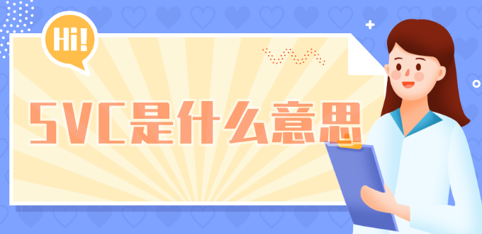 SVC 是什么意思？