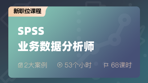 SPSS業務數據分析師