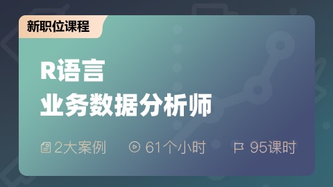 R業務數據分析師