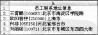 Excel文本數據的處理方法和技巧