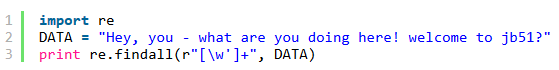 python按照多個字符對字符串進行分割的方法