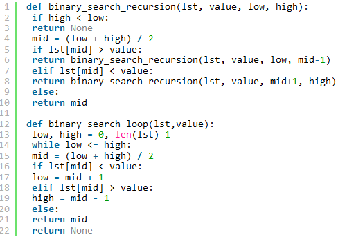 Python實現二分查找與bisect模塊詳解
