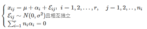單因素下的方差分析