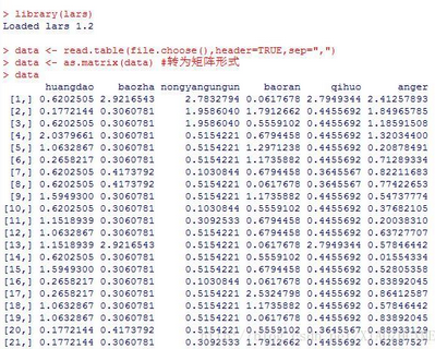 基于R語言實現Lasso回歸分析